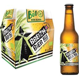 BREIZH BIER Biere Blond Bouteille Verre 250ml x6