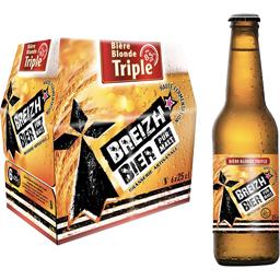 BREIZH BIER Biere Blond Bouteille Verre 250ml x6