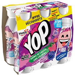 YOPLAIT YAB PTIT YOP AROMATISE FRUITS ROUGES 6X180G OFFRE DECOUVERTE