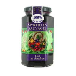 LUCIEN GEORGELIN CONFITURE MYRTILLES SAUVAGES 100% FRUITS 300G