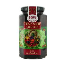 LUCIEN GEORGELIN CONFITURE CERISES NOIRES GRIOTTES 100% FRUITS 300G