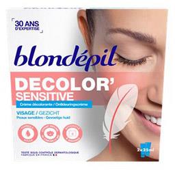 BLONDEPIL CRÈME DÉCOLORANTE DOUCE BLONDÉPIL TUBE 50 ML X 2
