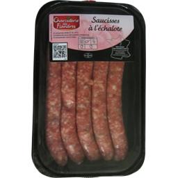 CHARC DES FLAN 5 SCISSE PORC ECHALOT ORDINAIR 350G