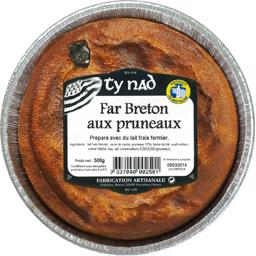 TY NAD Far breton Prune Barquette 500g Frais