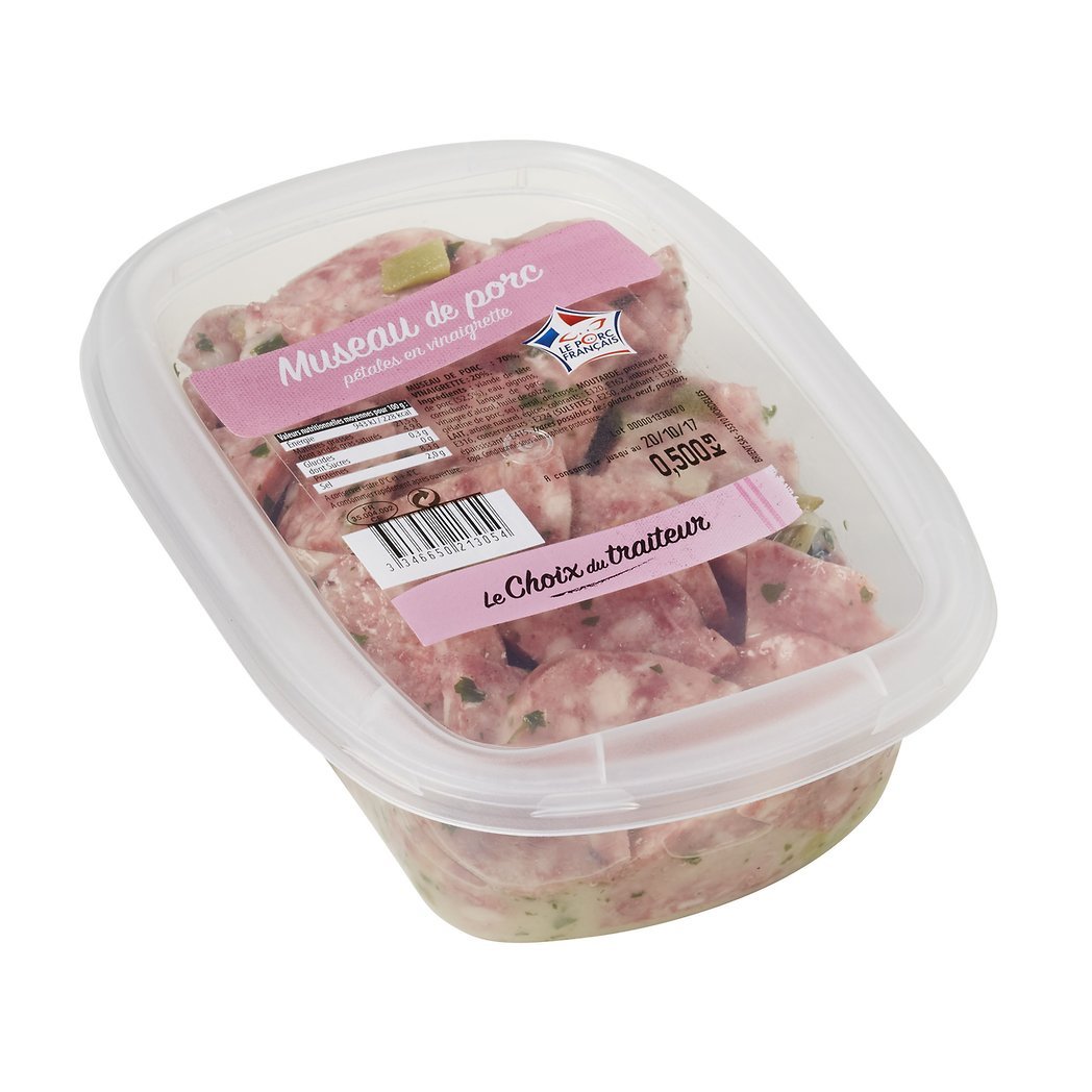 JEAN BRIENT MUSEAU DE PORC TRANCHÉS VINAIGRETTE BRIENT 500 GRAMME
