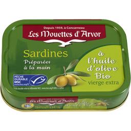 LES MOUETTES D''ARVOR SARDINE MSC HUILE OLIVE BIO115G