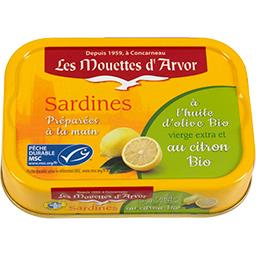 LES MOUETTES D''ARVOR SARDINES MSC HUILE D'OLIVE115G