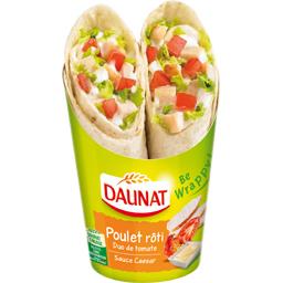 DAUNAT WRAP BE WRAPPY POULET CESAR DAUNAT 190G