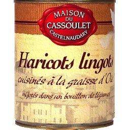 MAISON RIVIERE HARICOTS LINGOTS CUISINÉS À LA GRAISSE D'OIE 820G BOITE 4/4