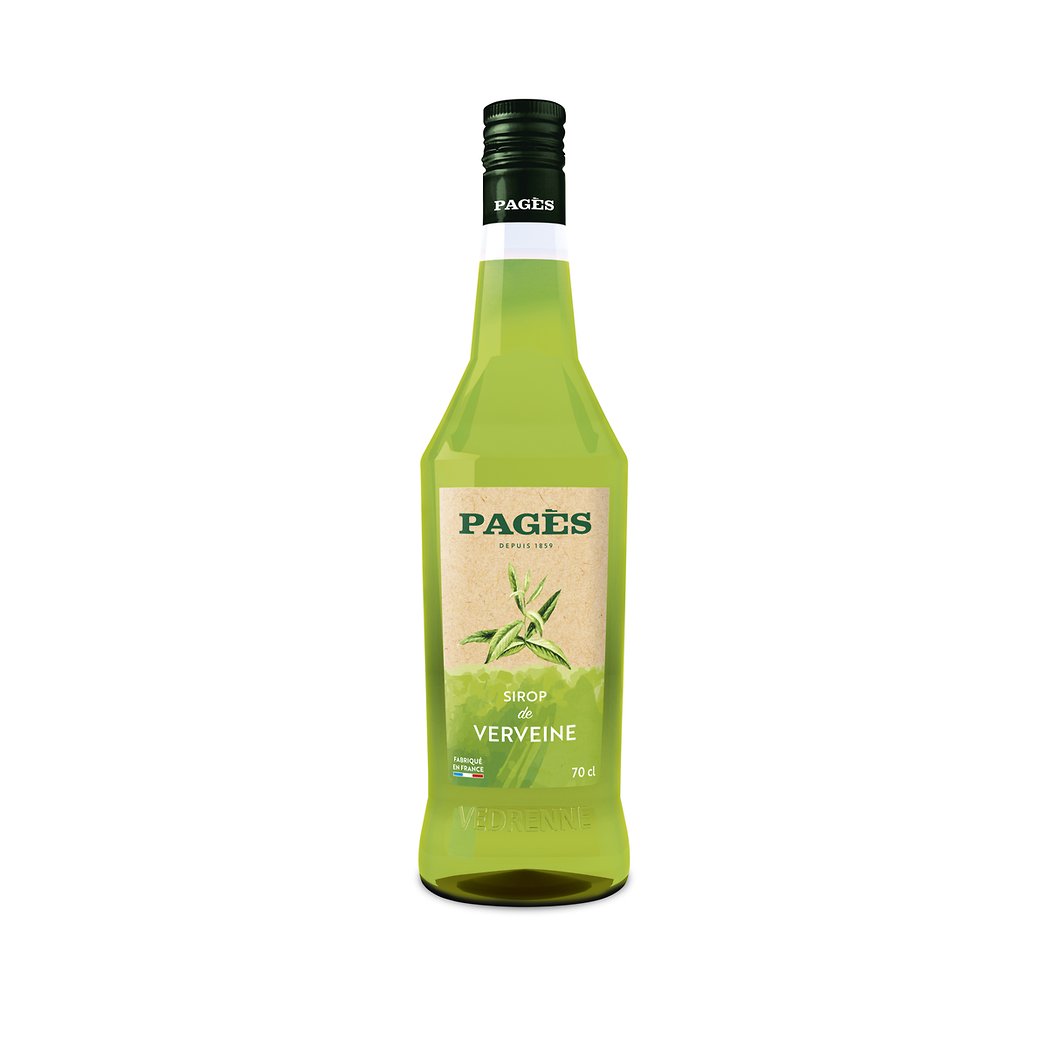 PAGES Sirop Verveine Bouteille Verre 700ml
