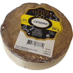 OLIVET Cendre croute 20%MG Plastique 250g