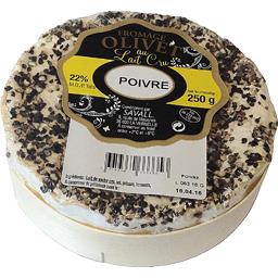 OLIVET Croute fleurie Poivre 20%MG Sachet 250g