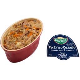 DOM-PICARD LES CONVIV TERR 3VIAND 700G