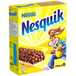NESQUIK BARRES CÉRÉALES NESQUIK NESTLÉ 6X25G