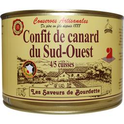 SAV-BOURDETT CANARD CONFIT 4/2 1580G