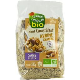 TERRES ET CEREALES MUESLI AVOI/AMAN SS GLUTEN 500G