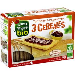 TERRES ET CEREALES TARTINES CRAQUANTES 3 CÉRÉALES
