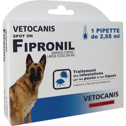 VETOCANIS VC SPOT ON FIPRONIL X1 GD CHIEN