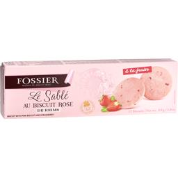 FOSSIER SABLE AU BISCUIT ROSE  FRAISE
