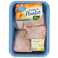SOPARVOL Poulet Frais Cuisse Barquette 4'S 1000g