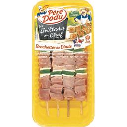 DOUCE FRANCE BROCHETTE DE DINDE DOUCE FRANCE X4 380G