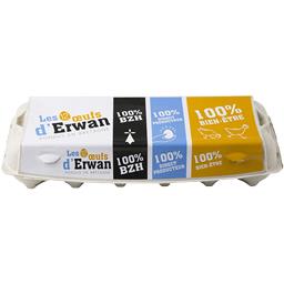 LES OEUFS D'ERWAN OEUF PRE FRAI MOY NFERM B.CA X12