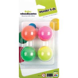 SANS MARQUE 4 JET BALLES REBOND.38MM