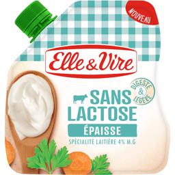ELLE & VIRE EPAISSE LEGERE SANS LACTOSE 4% ELLE ET VIRE 338G