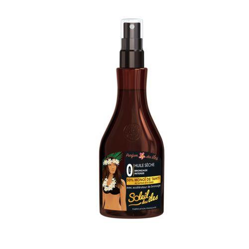 SOLEIL DES ILES HUILE SECHE BRONZ. INT PDI SPF0 SDI