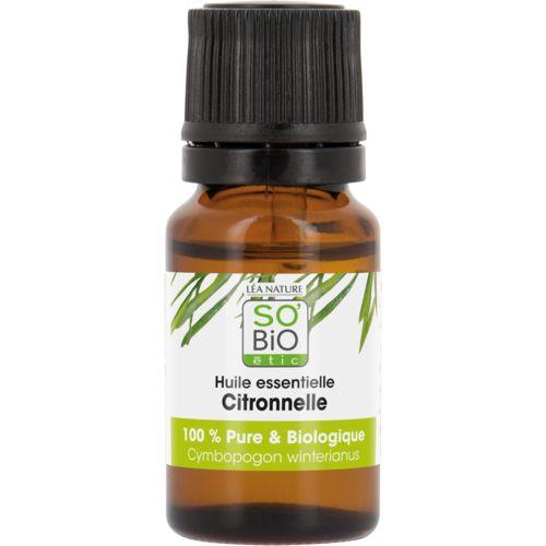 SO BIO HUILE ESSENTIELLE CITRONNELLE BIO SO'BIO 15ML