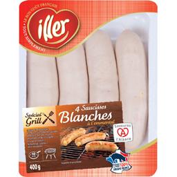 ILLER SAUCISSE BLANCHE ILLER EMMENTAL X4 400G