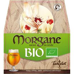 LANCELOT MORGANE Biere Bouteille Verre 250ml x6