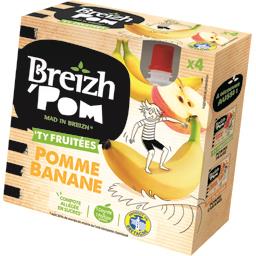 BREIZH'POM TY FRUITEES Gourde Plastique 90g x4