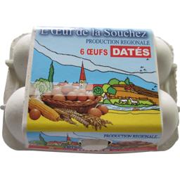 SOUCHE OEUF EXTRA GROS DATE CAR 6
