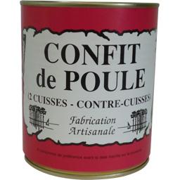DUPLACEAU POULE CUISS CONF 4/4 700G
