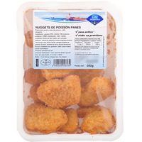 SANS MARQUE NUGGETS POISSON PANE ELAB/FR X10P X20G X8UV PFX