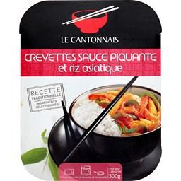 CANTONNAIS CREVETTES RIZ BARQUETTE 300G