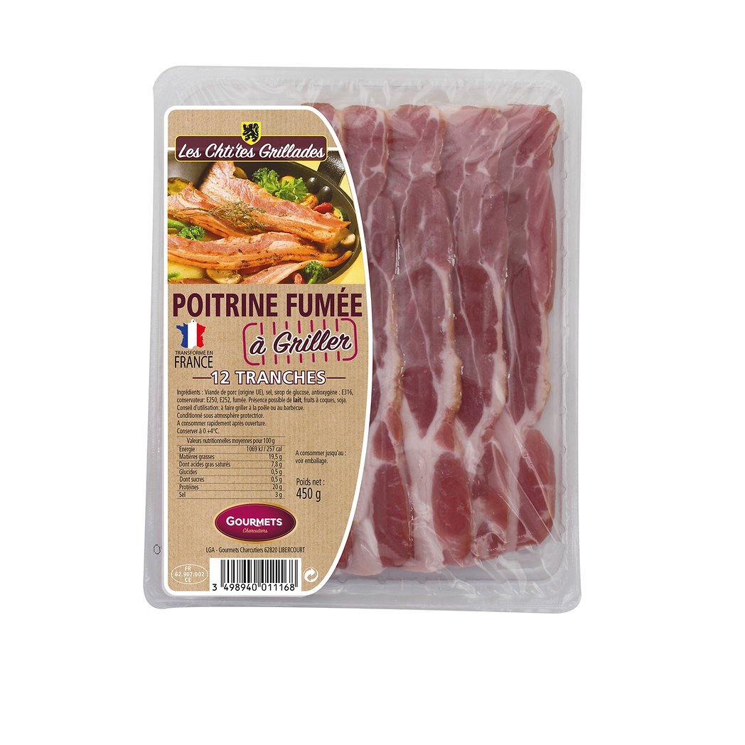 GOURMETS DE L'ARTOIS 12'tr Barquette 450g
