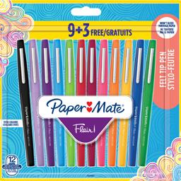 PAPER MATE 9+3 FLAIR ORIGINAL, POINTE MEDIUM