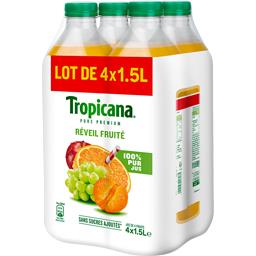 TROPICANA TROPICANA REVEIL FRUITE PET 4X1,5L MAXI FORMAT