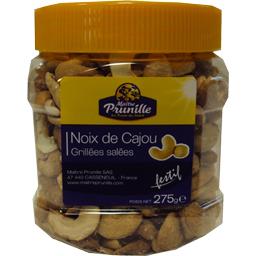 MAITRE PRUNILLE NOIX DE CAJOU GRILLÉE/SALÉE MAÎTRE PRUNILLE BARQUETTE 275G