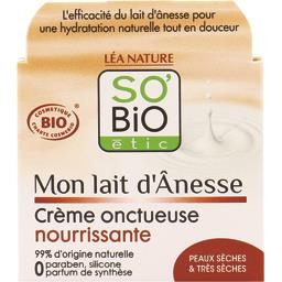 SO BIO CRÈME ONCTUEUSE NOURISSANTE BIO LAIT D'ANESSE SO'BIO ÉTIC 50ML