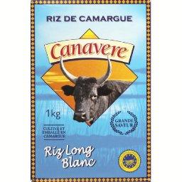 CANAVERE Riz long Camargue IGP 20mn Boite 1000g