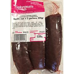 SANS MARQUE Boudin noir Piece Sachet 3's 330g