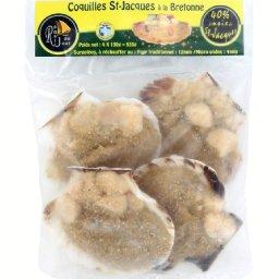 REGAL-DU-JOUR 4 COQUILLES SAINT JACQUES BRETONNE SACHET 520G