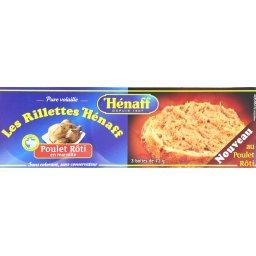 HENAFF RILLETTES POULET ROTI HENAFF 72G X3