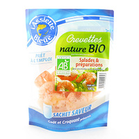 L'ASSIETTE BLEUE CREVETTES NATURE BIO 100G