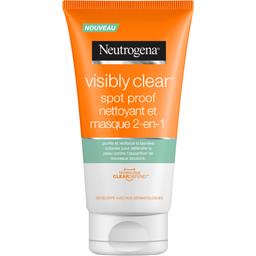 NEUTROGENA 2 EN 1 NETTOYANT & MASQUE VISIBLY CLEAR SPOT PROOF NEUTROGENA 150ML
