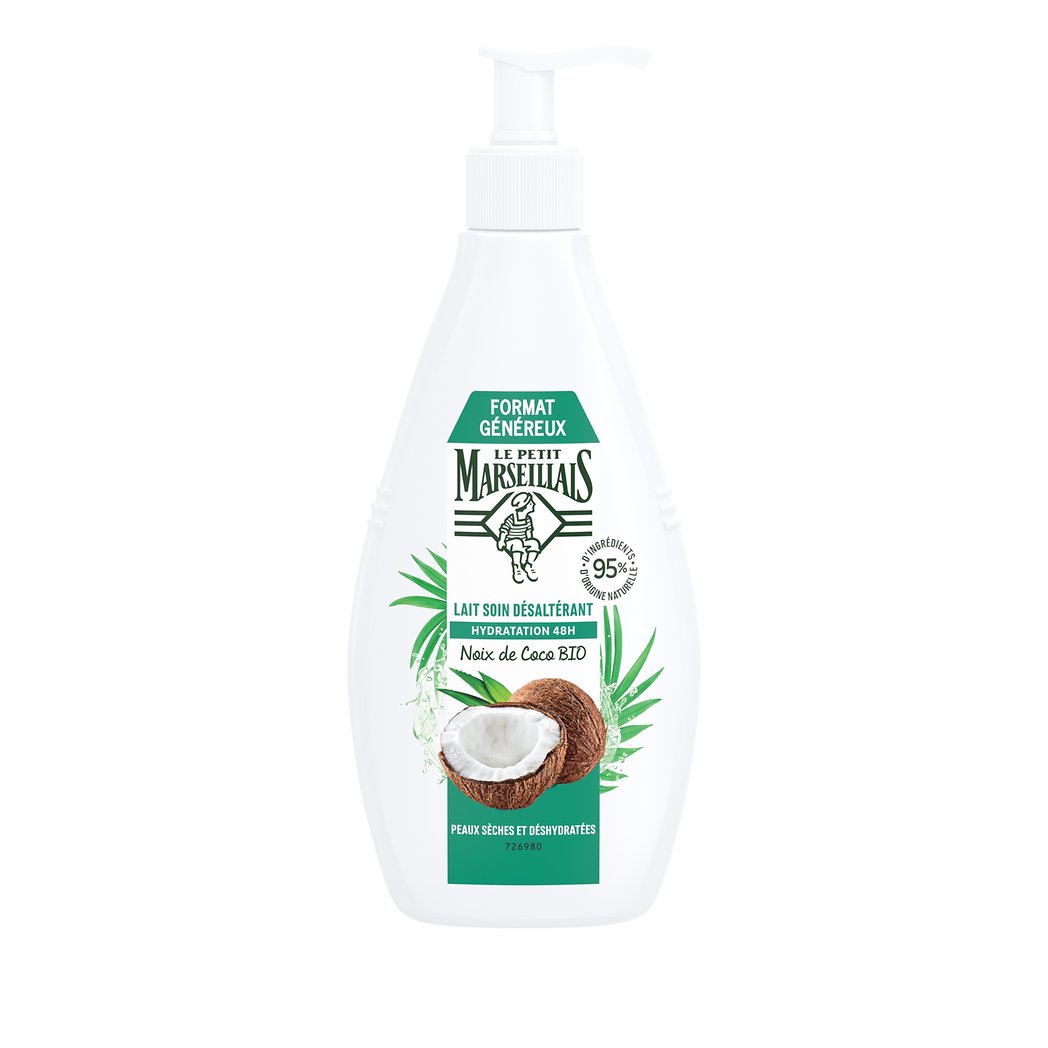 LE PETIT MARSEILLAIS LPM LAIT SOIN HYDRATANT DESALTERANT NOIX COCO BIO