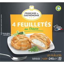 FRANCAISE DE GASTRONOMIE FEUILLETES CHEVRE FRANCAISE DE GASTRONOMIE X4